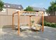 Pergola Red Class Wood 404 x 394 cm 