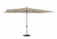 Parasol Rechthoekig 400 x 300 cm &ndash; Ecru