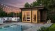 Sauna huis Tampere M | 40 mm | onbehandeld