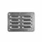Ventilatierooster Aluminium, set a 2 stuks 9,0 x 13,0 cm