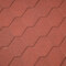 Dakshingles hexagonaal rood - pak 3 m&sup2;