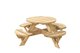 Kinderpicknicktafel Jimmy rond 63 cm groen ge&iuml;mpregneerd vurenhout