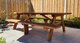 Picknicktafel Madrid 250 x 160 x 75 cm hardhout (8 personen) - Picknickset