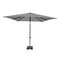 Madison Corsica push-up parasol 200x250 cm light grey