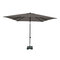 Madison Corsica push-up parasol 200x250 cm taupe