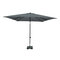 Madison Corsica push-up parasol 200x250 cm grey