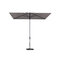 Madison Mikros luxe parasol 200x300 cm taupe