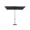 Madison Mikros luxe parasol 200x300 cm grey