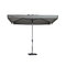 Madison Delos luxe parasol 200x300 cm light grey