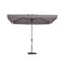 Madison Delos luxe parasol 200x300 cm taupe