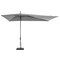 Madison Asymetric Sideway parasol 360x220 cm light grey