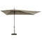 Madison Asymetric Sideway Sonnenschirm 360x220 cm taupe