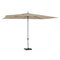 Madison rechthoekige parasol 400x300 cm ecru