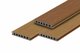 PuraTerra semi-massieve composiet vlonderplank teak bi-color 2,3 x 13,8 x 400 cm