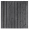 Tuinscherm Grenen zwart ge&iuml;mpregneerd 21-planks (19 + 2) Hengelo 180 x 180 cm