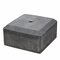 Betonpoer half model antraciet 18  x 18 x 10 cm, M20
