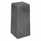 Betonpoer XL taps met afgeronde hoeken antraciet 23 x 23> 20 x 20 x 50 cm, M20