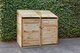 Containerberging ge&iuml;mpregneerd Dubbel 140 x 85 x 135cm