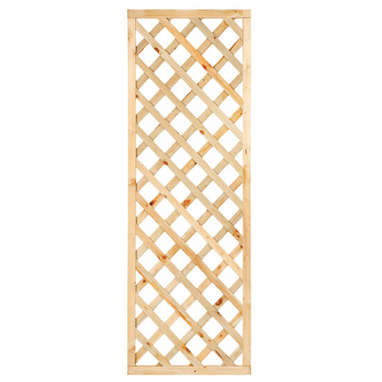 Trellis diagonaal recht met rechte lijst 60cm