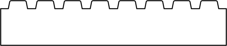Vlonderplank lariks/douglas 2.8x14.5x500cm