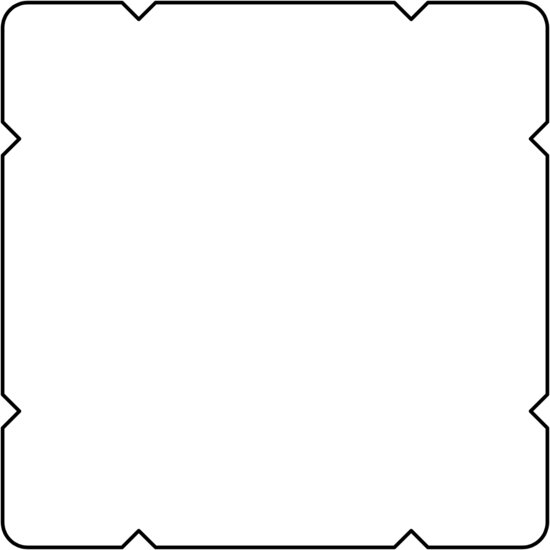 Paal hardhout met punt 6.5x6.5x100cm