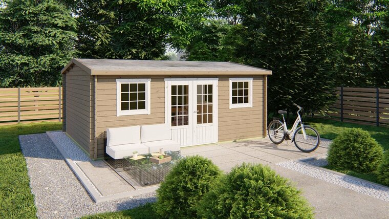 Blokhut Dianne 578 x 450 x 243 cm - Tuinhuis