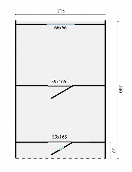 Camping Barrel 215x330cm &ndash; Tuinkantoor, Balie of Mini Chalet