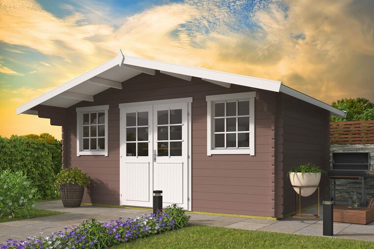 Blokhut Rika 500 x 320 cm - Tuinhuis