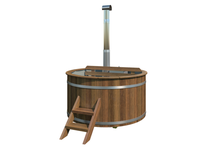 Hottub met interne RVS kachel &Oslash;180 cm thermowood