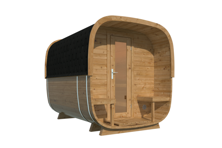 Sauna cube Rovaniemi Ø219 x 280 cm - thermowood 42mm