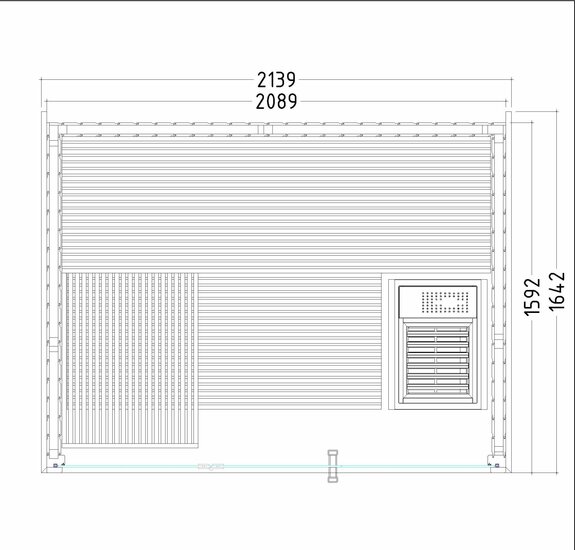 Binnensauna Panorama S