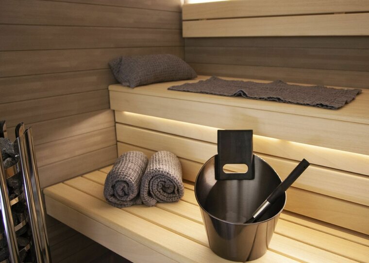Sauna accessoire Harvia door Luhta saunakussen 22,0 x 40,0 cm grijs