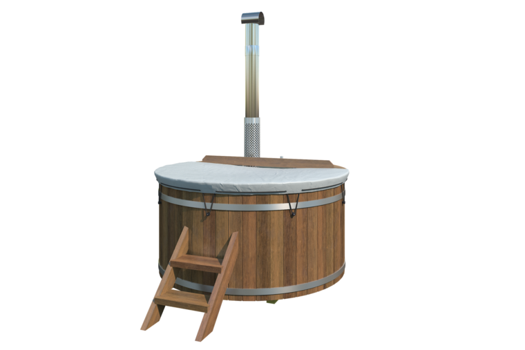 Hottub met interne RVS kachel &Oslash;180 cm thermowood
