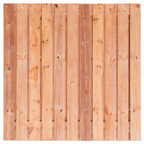 Tuinscherm Red Class Wood 23-planks (21 + 2) Agadir 180 x 180 cm