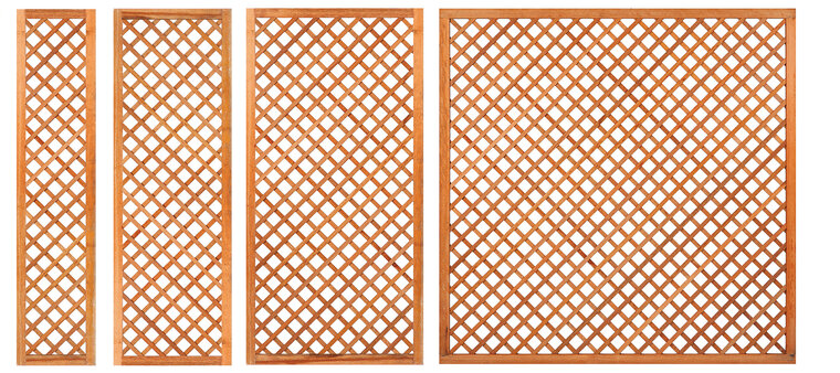 Trellis diagonaal hardhout 90 x 180 cm