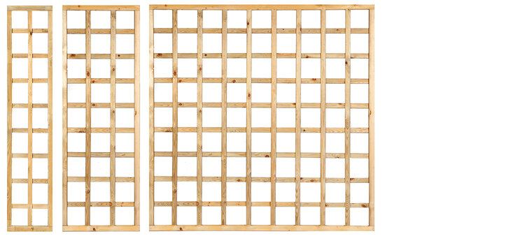 Trellis recht Grenen groen ge&iuml;mpregneerd 180 x 180 cm