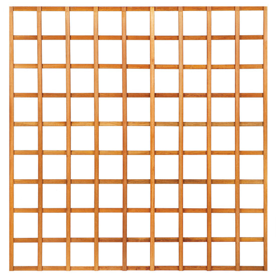 Trellis recht hardhout 180 x 180 cm