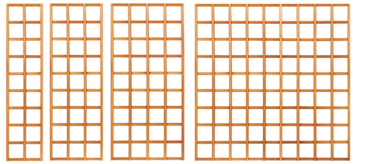 Trellis recht hardhout 90 x 180 cm