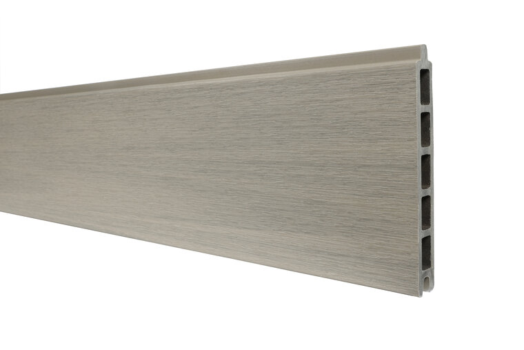 Composietplank Premium Licht Grijs 21 x 160 mm, Lengte 178 cm