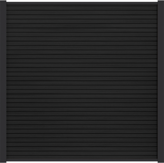 Composietscherm Boston Modern, Zwart