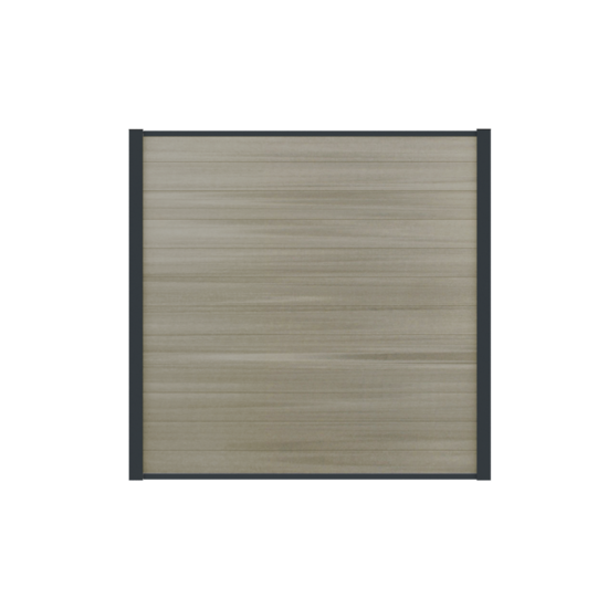 Composietscherm Boston Premium, Licht Grijs 180 x 200 cm