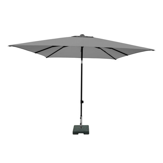 Madison Corsica push-up parasol 200x250 cm light grey
