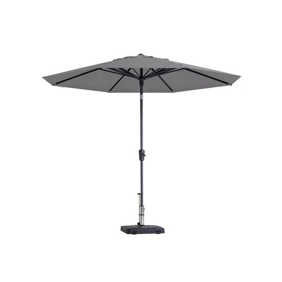 Madison Paros II luxe auto tilt parasol &Oslash;300 cm light grey