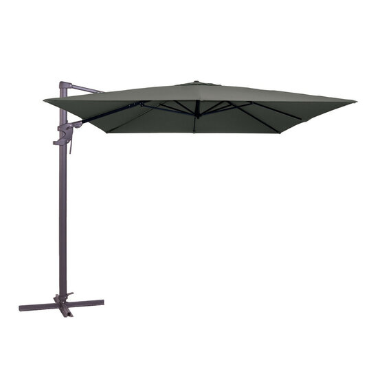 Madison Monaco Flex III zweefparasol 300x300 cm grey