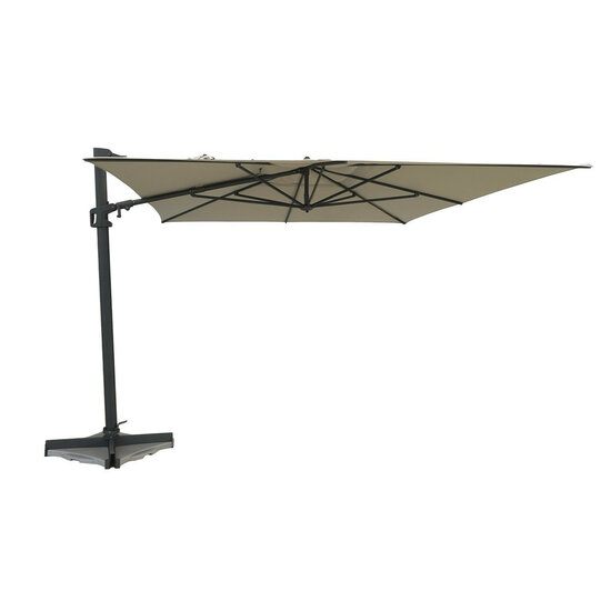 Madison Malta zweefparasol 300x400 cm ecru