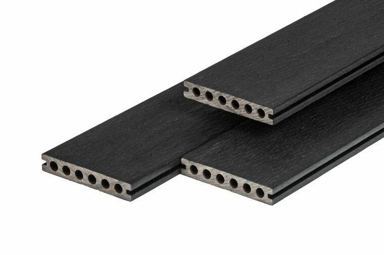 PuraShield composiet vlonderplank ebony black 2,3 x 13,8 x 300 cm