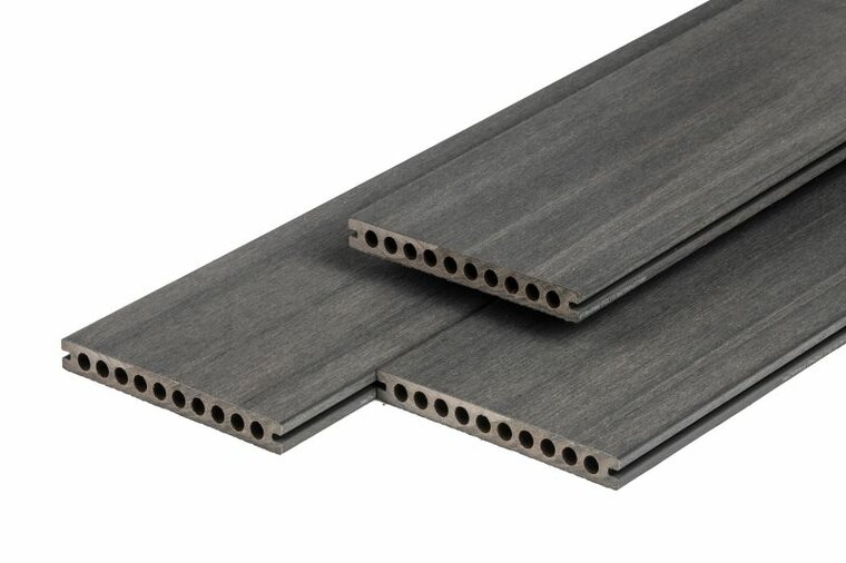 PuraShield composiet vlonderplank dark grey 2,3 x 21 x 300 cm