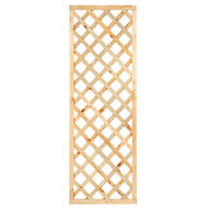 Trellis diagonaal recht met rechte lijst 60cm