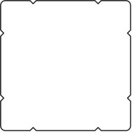 Paal hardhout 8.5x8.5x400cm