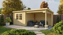 Blokhut Freddy 598 x 250 x 217 cm - Tuinhuis